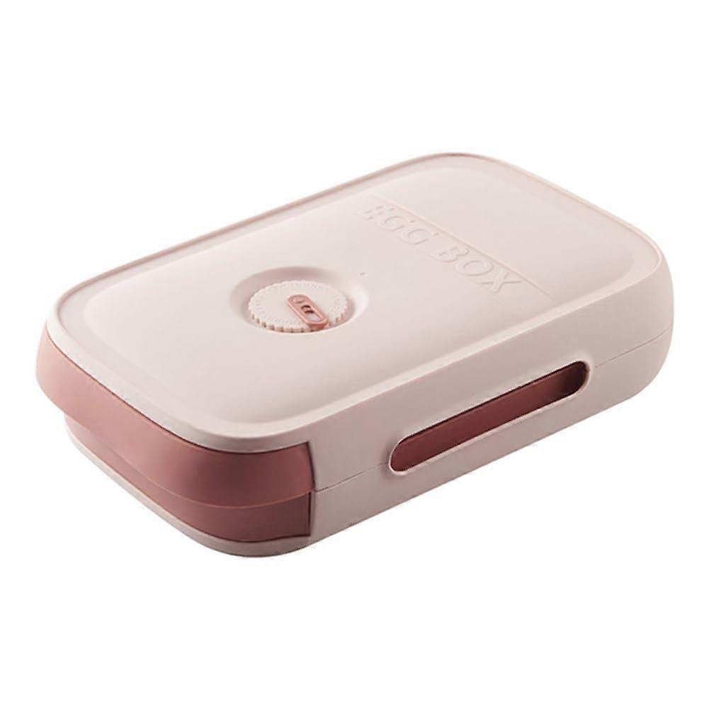 Egg Storage Container with SelfRolling Drawer and AntiBreakage Slots, Large Capacity Fridge Organizer