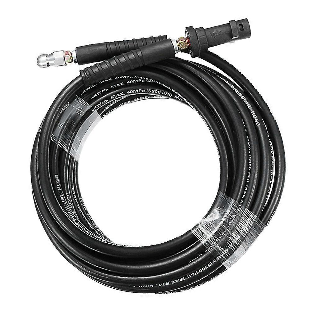 High Pressure Washer Hose for Pressure Washer Made of High Strength Steel Wire and Rubber Black Long Enough for Flexible Usage 8M