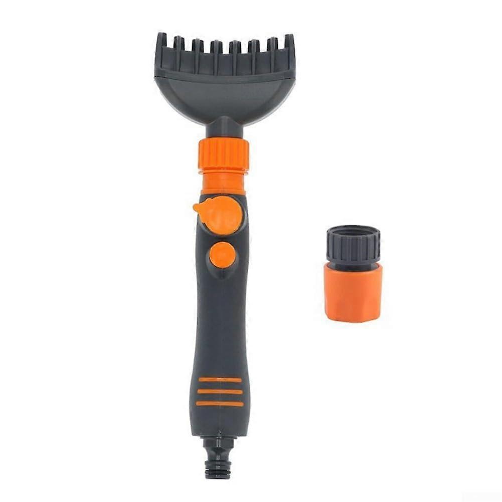 Handheld Pool Cleaning Brush with Powerful Water Sprayer for Deep Grime Removal and MultiSurface Use