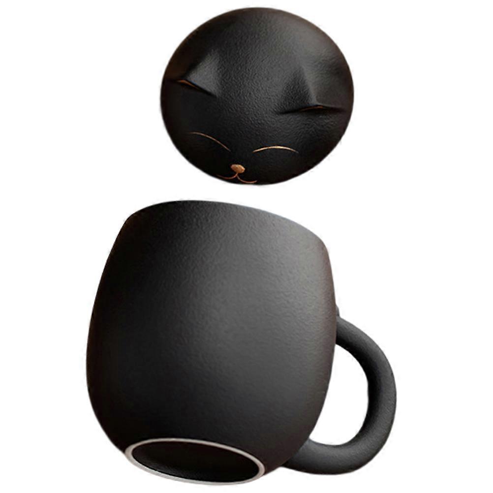 Ceramic Tea Mug with Lid and Filter 1Set for Drinking
