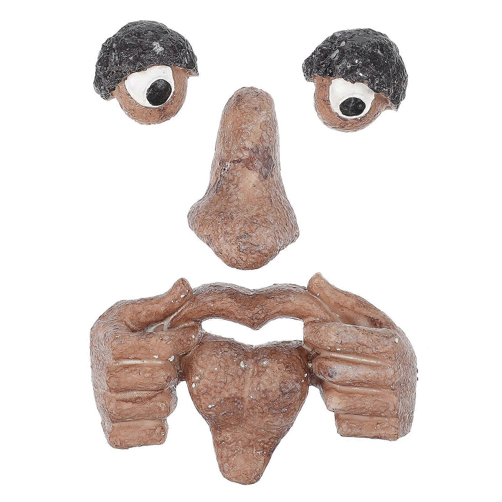 Tree Face Garden Decoration Resin For Friends 1Set