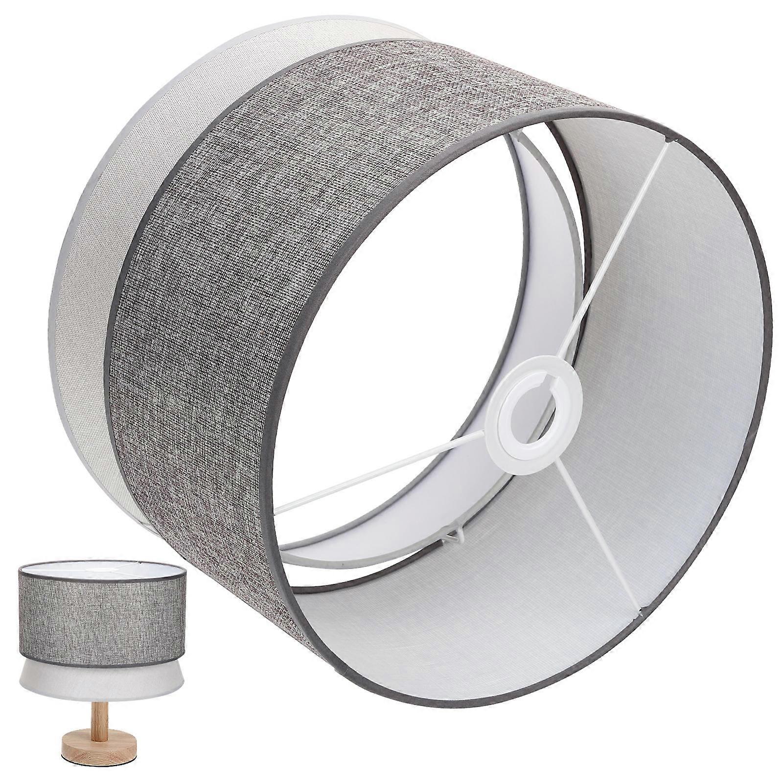 Cloth Lampshade Double Layers Small Lampshade for Home Use