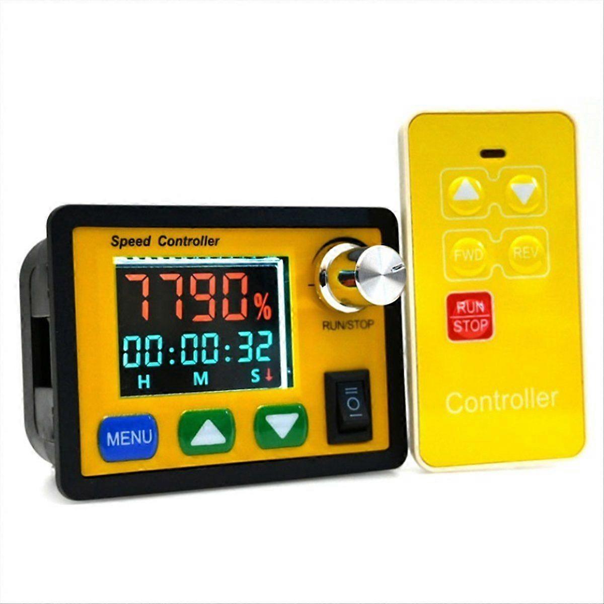 Forward Reverse 0-100% Adjustable DC 6-55V 20A DC Motor Speed Controller PWM 12V 24V 48V Remote Control