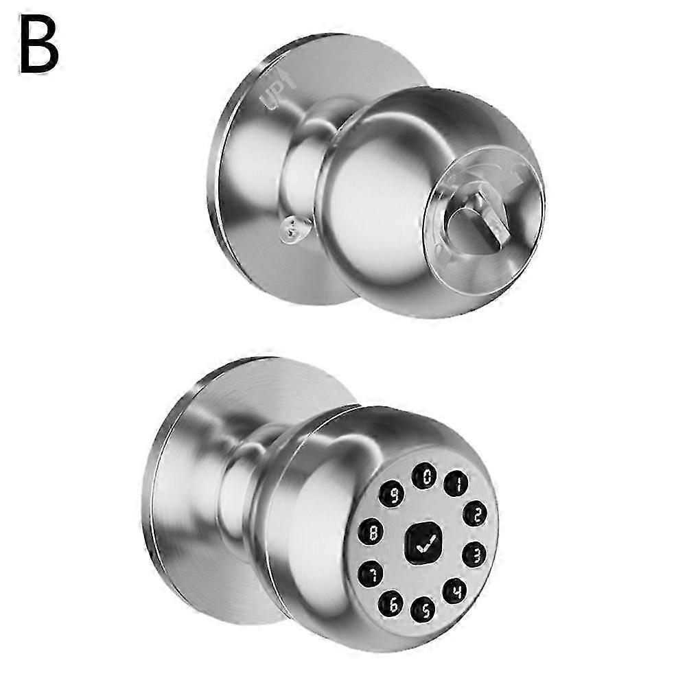 Spherical Intelligent Password Door Lock Password + Mechanical Key 26s