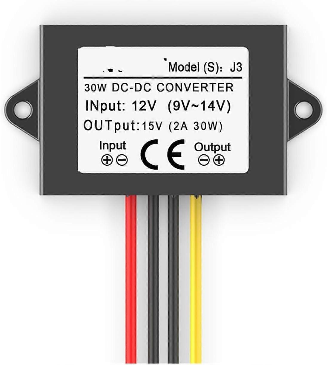 DCDC Boost Converter 12V to 15V Adjustable StepUp Power Supply 9V14V Input 3A Stable Output