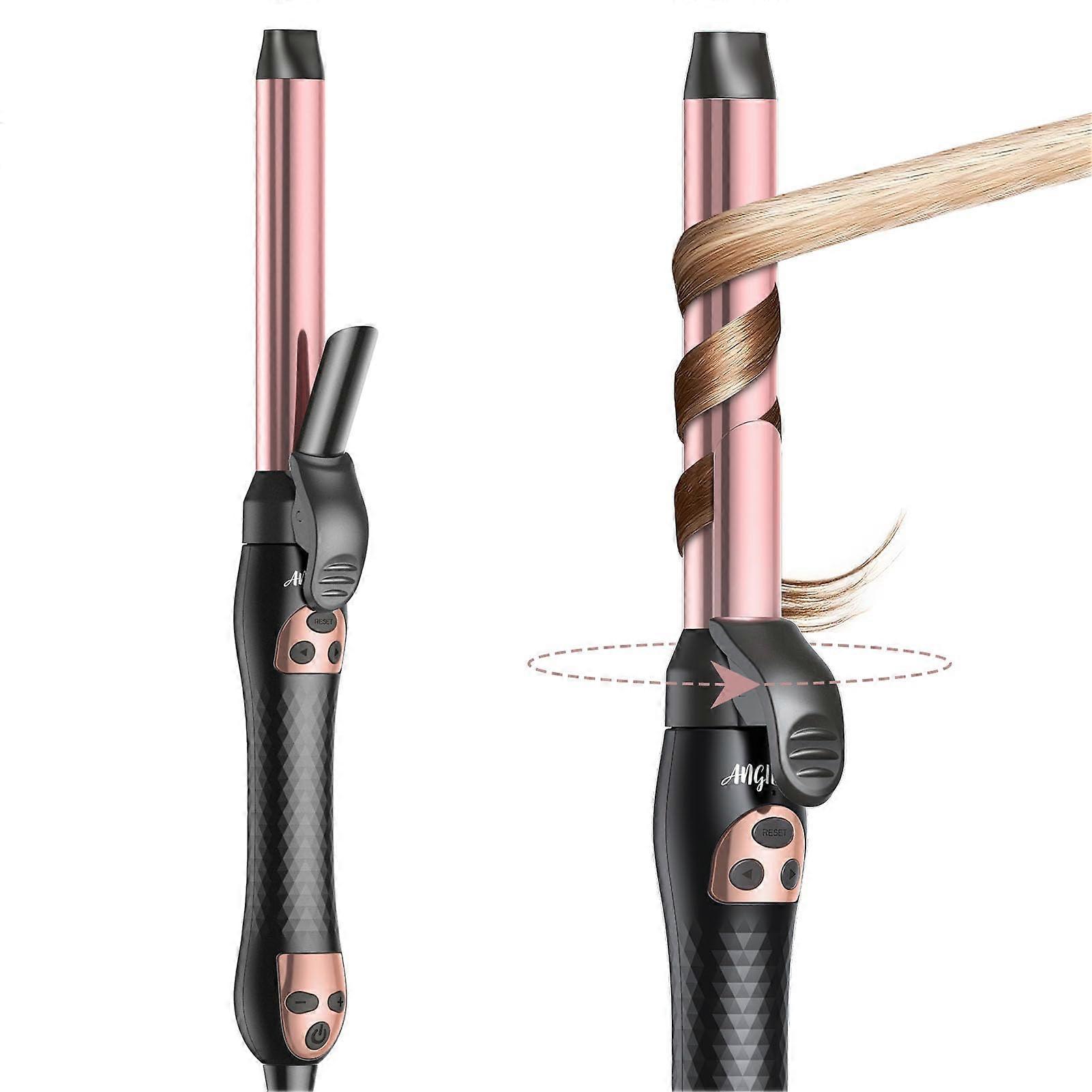 Ceramic Rotating Curling Iron with Automatic Barrel for Beach Waves and All Hair Types