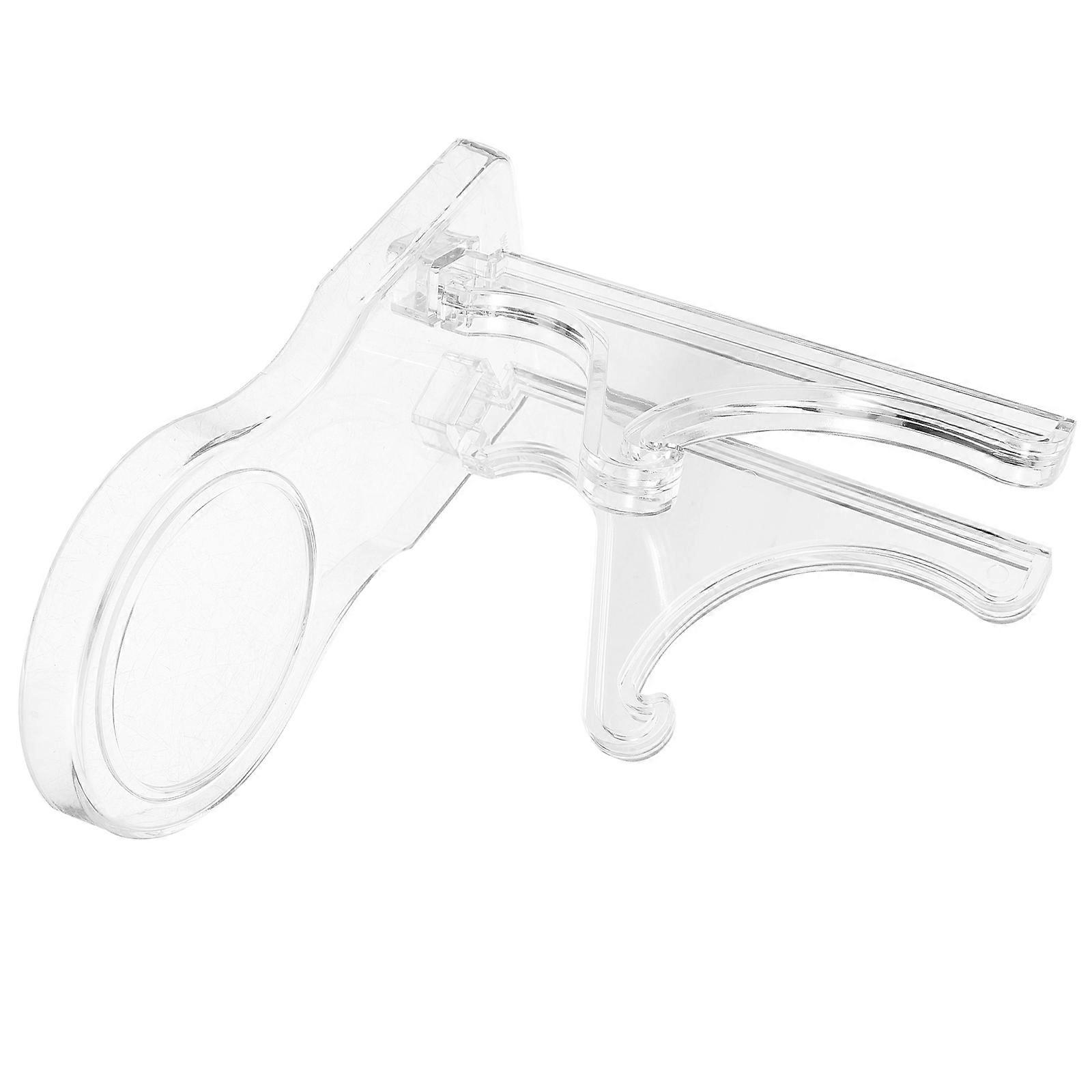 Teacup Display Plastic Stand for Display 3Pcs Transparent Organizer for Cups