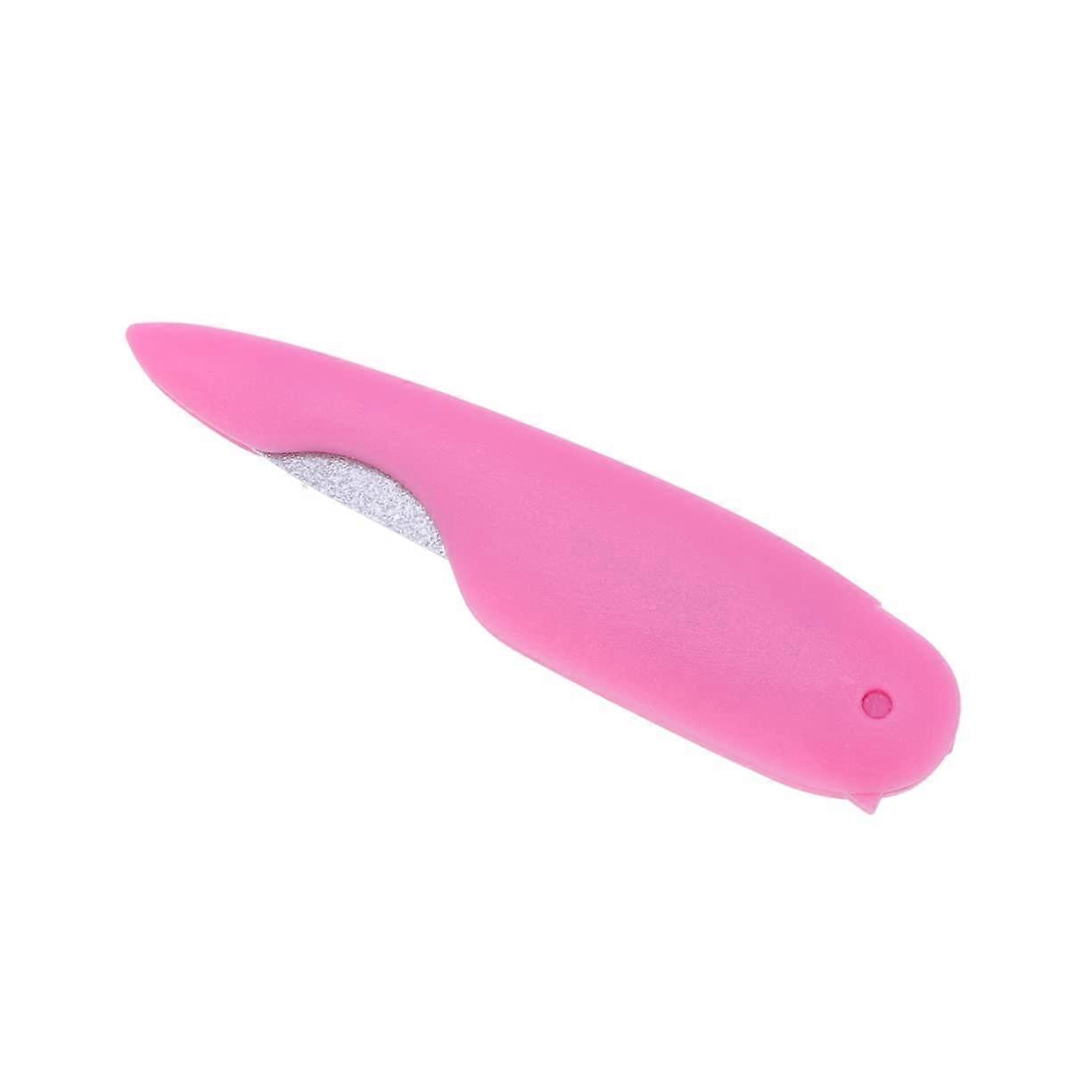 3pcs Stainless Steel Nail File and Buffer Set Foldable Dual Function Manicure Tool for Shiny Nails