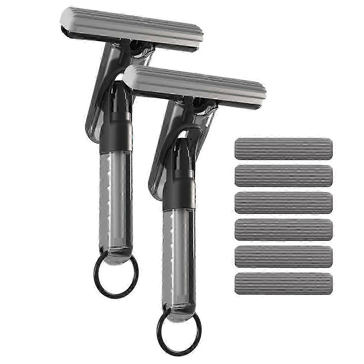 Mini Spray Mop for Countertop Cleaning Sponge Mop with A Small Spray Bottle Self Squeezing Mini Mop Semi-Automatic