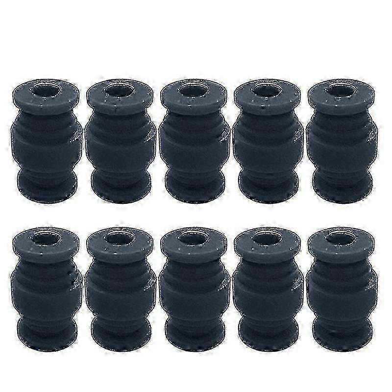 Camera Gimbal Dampers for Flight Control, 10 Pcs Black Rubber Shock Mounts