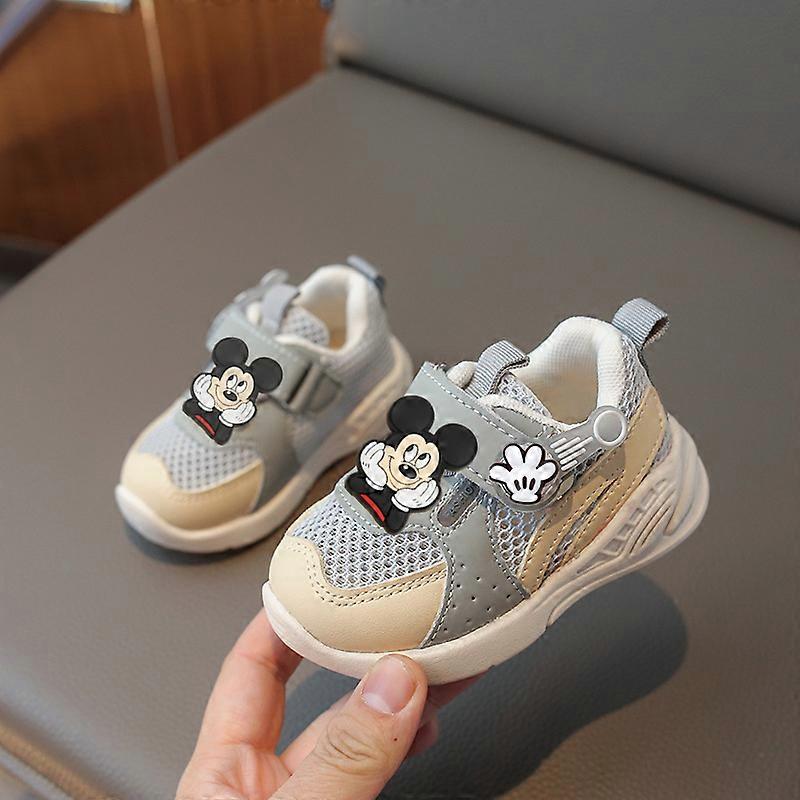Disney Spring/Fall New Kids Sneakers Mickey Mouse Minnie Soft Sole Baby Toddler Shoes Winter summer Casual Shoes for Boys Girls