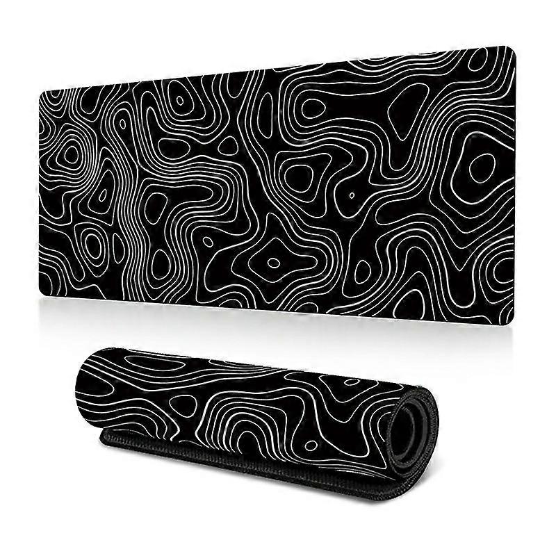 400*900*2mm Abstract Fluid Pattern Large Mouse Pad Rubber Computer Desktop Mat
