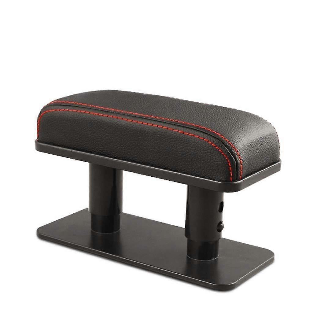 Car Armrest Extender with Adjustable Height Bracket, Ergonomic Pad for Driving Comfort
