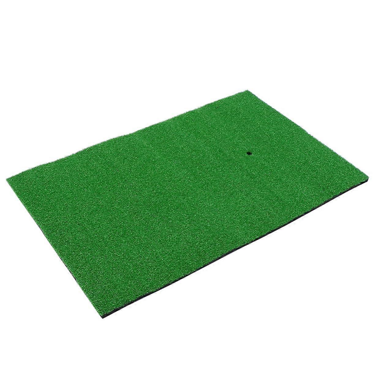 Golf Practice Mat with Realistic Grass Surface for Indoor Outdoor Swing Training Durable Design