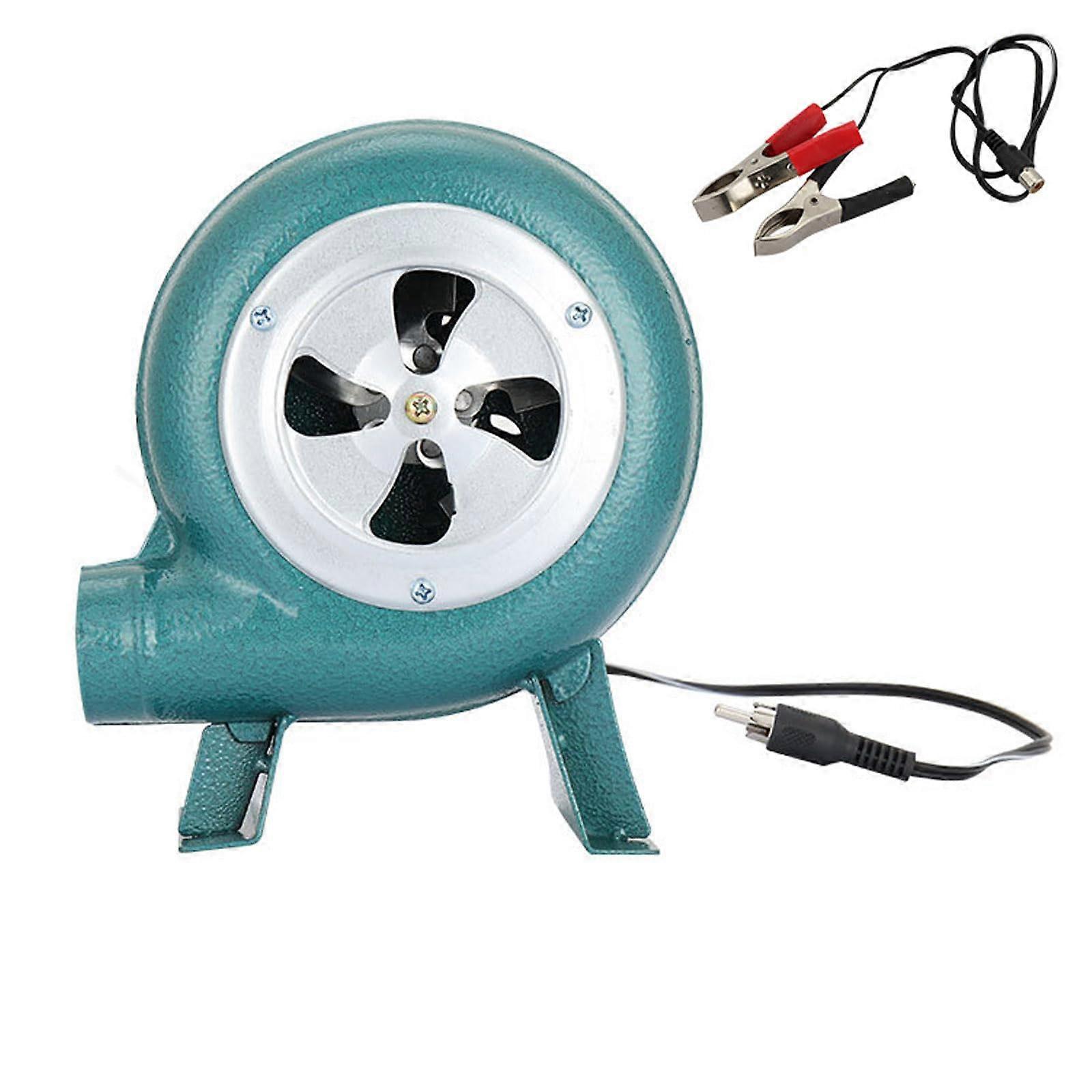 12V BBQ Blower Fan with Copper Motor for Speed Kitchen Ventilation and Workshop Cooling