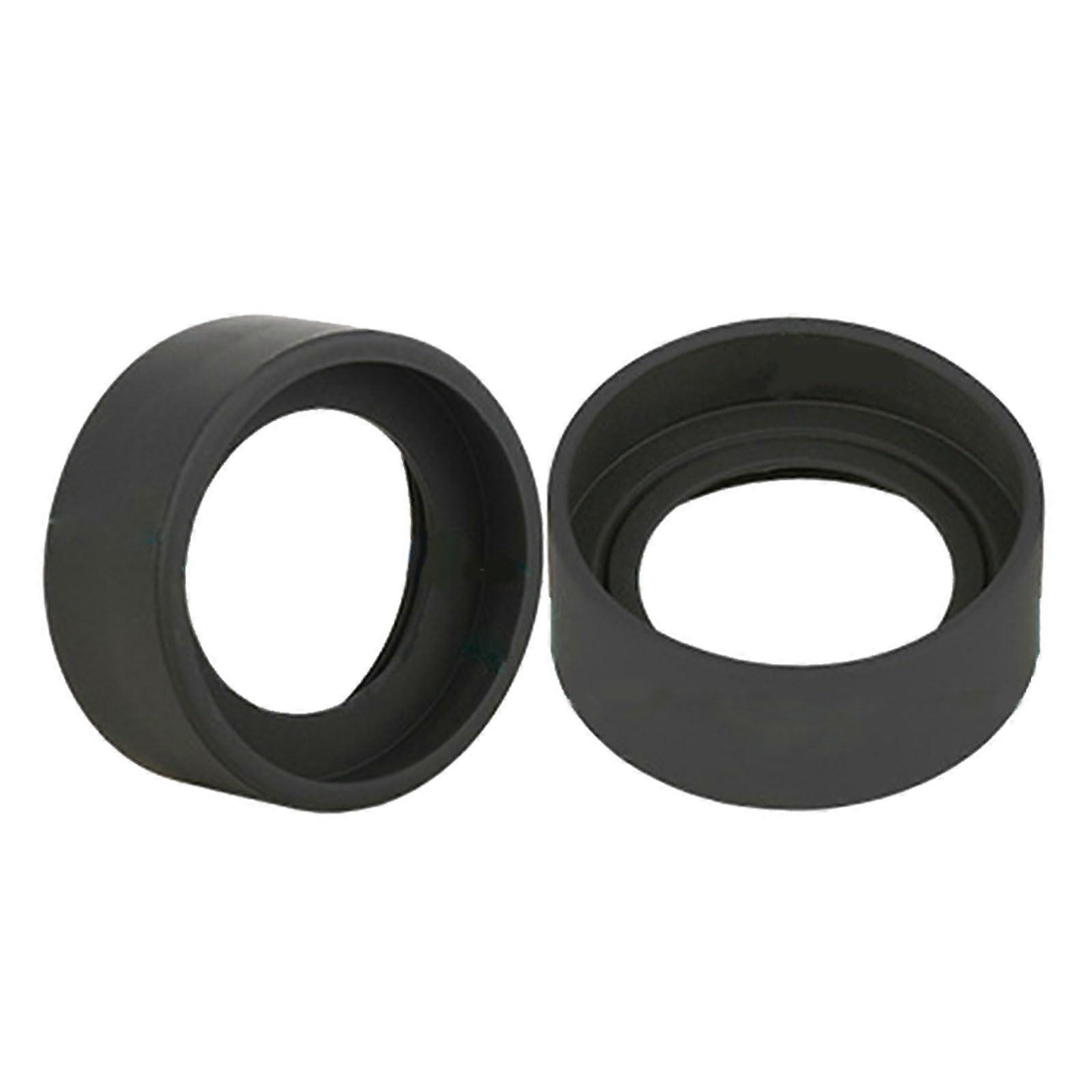 Microscope Eyepiece Covers with Ergonomic Rubber Design for 3242mm Stereo Microscopes Pair