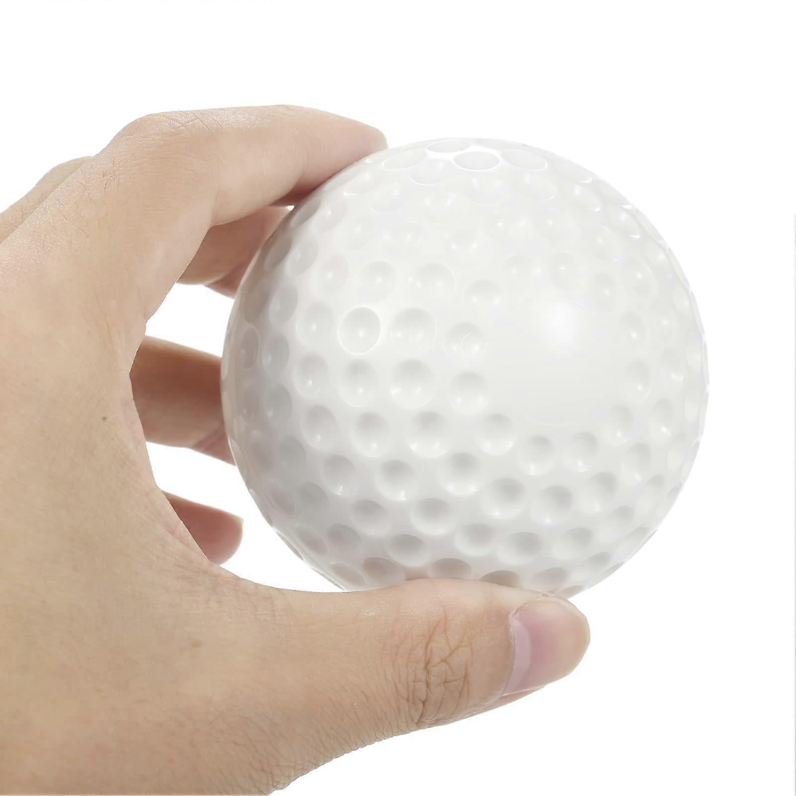 6 Pack 9 Inch PU Dimpled Baseballs for Pitching Machine Practice with Carry Bag