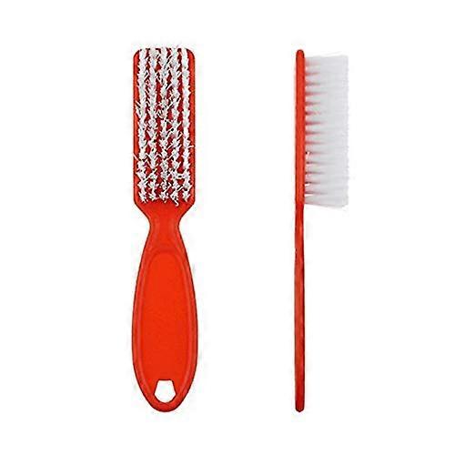 Nail Cleaning Brush with Protective Cap, 2 Pack Lightweight Plastic Replacement Parts for Manicure