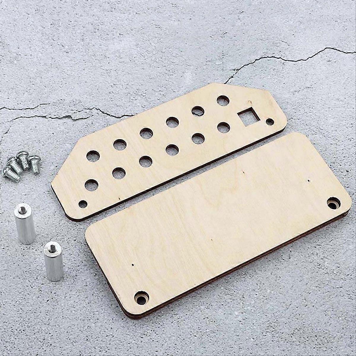 Carving Storage Rack Multi Hole Organizer Wooden Rack