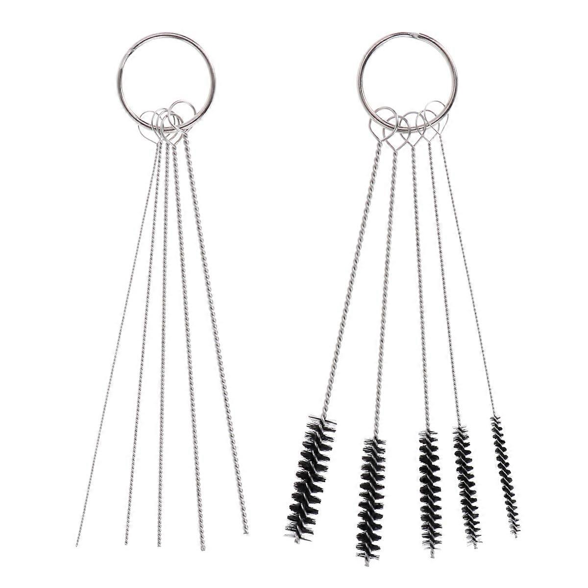 Cleaning Brush Nylon Carburetor Cleaning Set for with 5 Needles