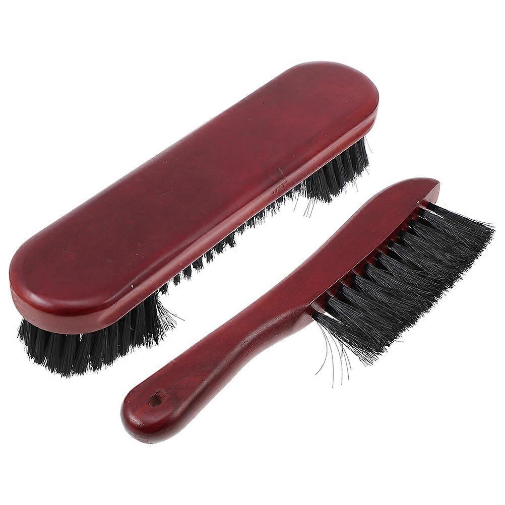 Billiard Table Cleaning Brush for Use 2Pcs Red Pool Table Brushes
