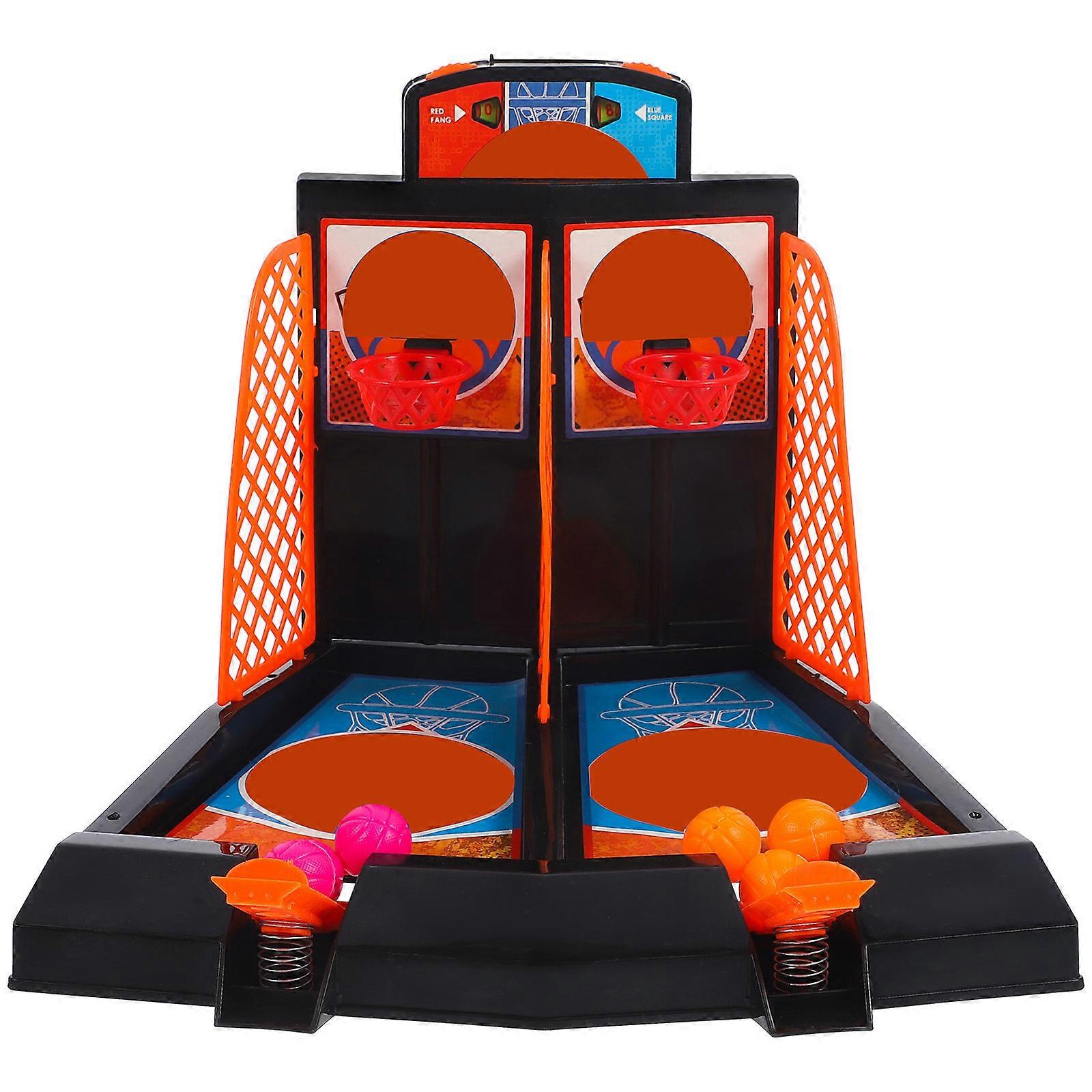 Basketball Toy Finger Bounce Educational Interactive Set for Kids 2Pcs