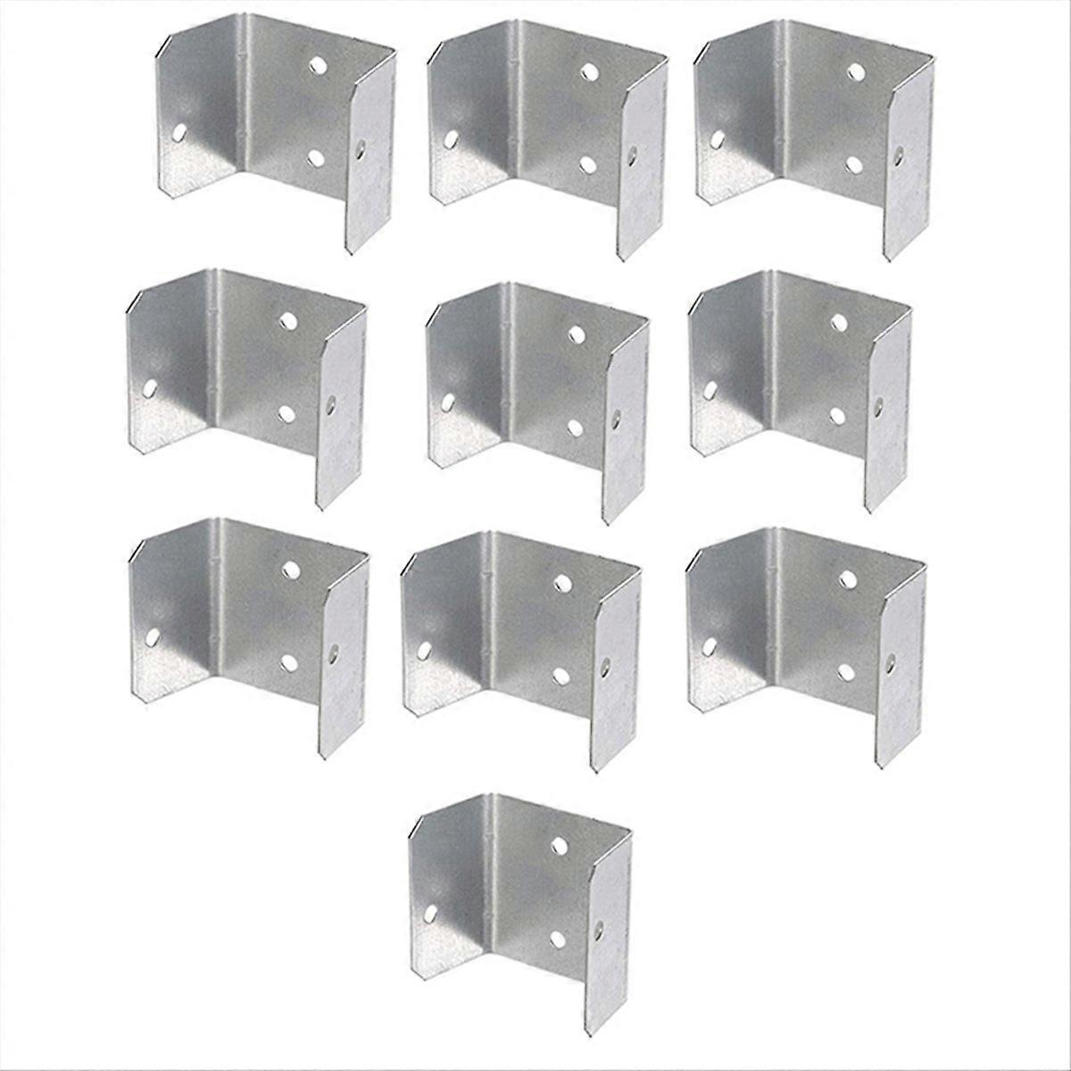 Fence Panel Clips Trellis U Clip Bracket for Timber Posts, 32mm