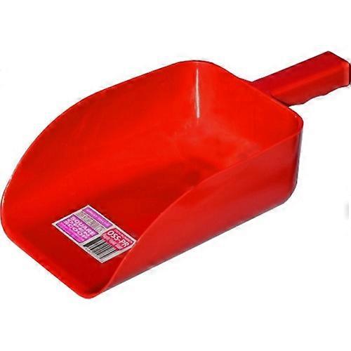 Tuff Stuff Open Scoop Square, 5 QT, Rot