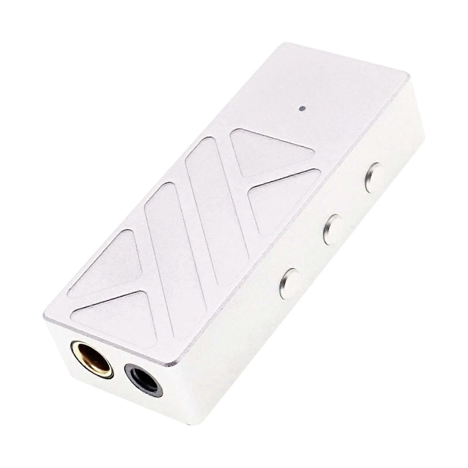 Compactly Type C ES9039Q2M Headphone Amplifier With Clear Sound For Mobile Devices Mini Decoding PCM 768kHZ/32bit  silver