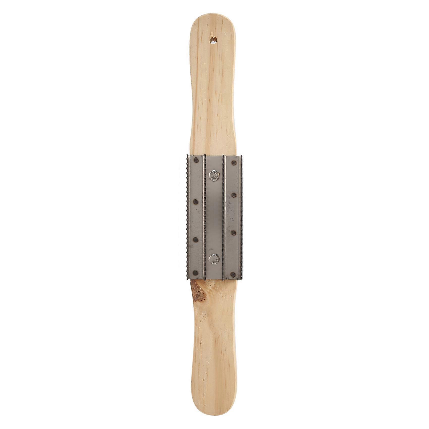 Buff Rake Wood Handle 15 Inch Buffing Rake for Cleaning Buffing or Airway Buffing