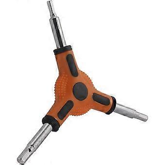 1er-Pack Y-förmiger Fahrrad-Innensechskantschlüssel, Drehmomentschlüssel für Fahrräder, Kombinations-Reparaturwerkzeug, 3-Wege-Inbusschlüssel (4 mm, 5 mm, 6 mm)