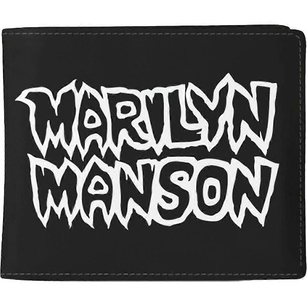 Marilyn Manson Logotyp Bifold Plånbok