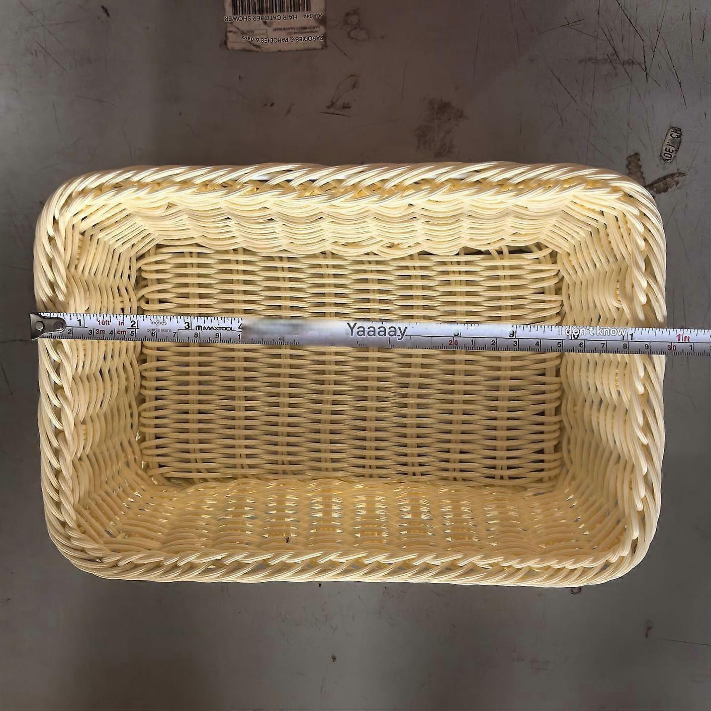 Wicker Bread Basket, Fruit Basket Storage Container