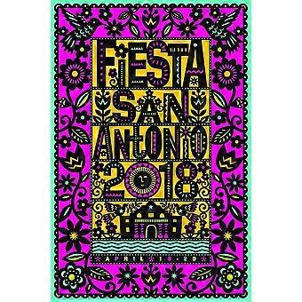 SAN ANTONIO FIESTA 2018 puzzelspel voor volwassenen en kinderen V0901