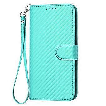 Wallet Case Light Blue PU Leather Flip Cover with 3Card Storage and Drop Protection for Huawei P10 Plus