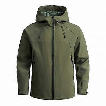 Men's Softshell Jacket, Weatherproof and Ventilated Hoodie for Spring and Fall, Versatile Outdoor Layer for Everyday Use