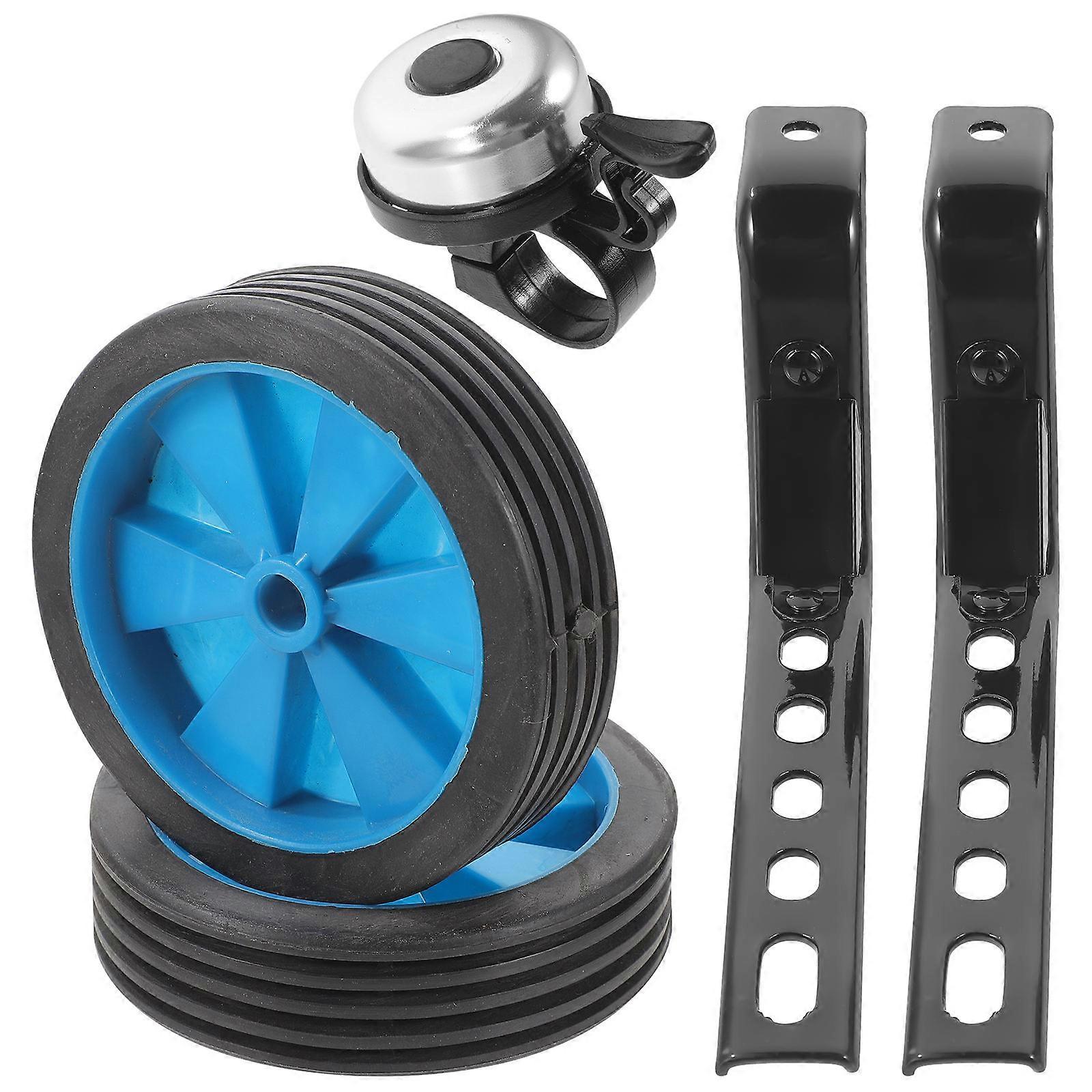 Wear-Resistant Bike Train Wheels Replaceable Bike Stabilisers 2Sets