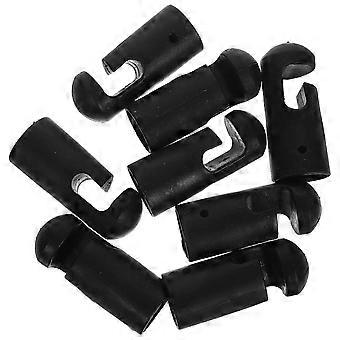 8pcs Heavy Duty Trampoline Rod Covers, Plastic Tube Caps for Safety Net Installation and Repair, Trampoline Accessories