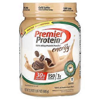 Premier-proteiini, 100% heraproteiinijauhe energialla, Cafe Latte, 23,9 oz (680 g)