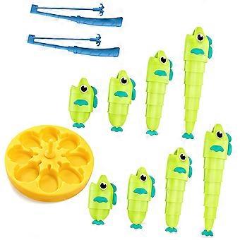 Educatief speelgoed voor kinderen met intrekbare vis voor familieplezier en leerzame activiteiten. Meerkleurig.