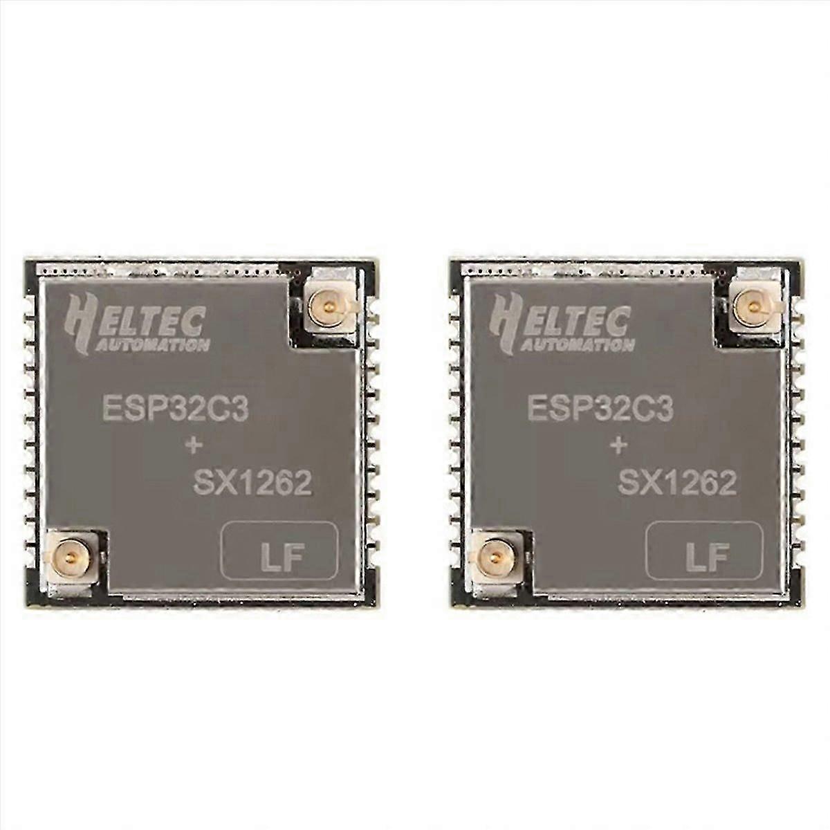 LoRa Node Module 2-Pack, Dual-Mode WiFi LoRa Long Range, RISC-V Processor, 433-510MHz, for IoT Projects