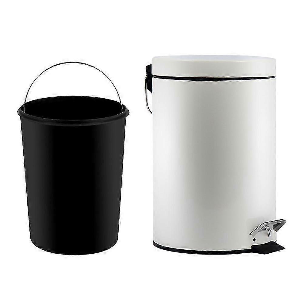 Garbage Bin Pedal Waste Bin for Storage Use Includes Lid