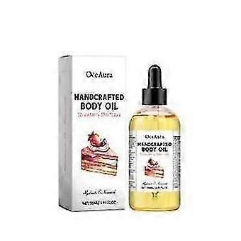 Aceite corporal de fresa crujiente, hidratante y reafirmante, nutre la piel y refresca el cuerpo, 118 ml