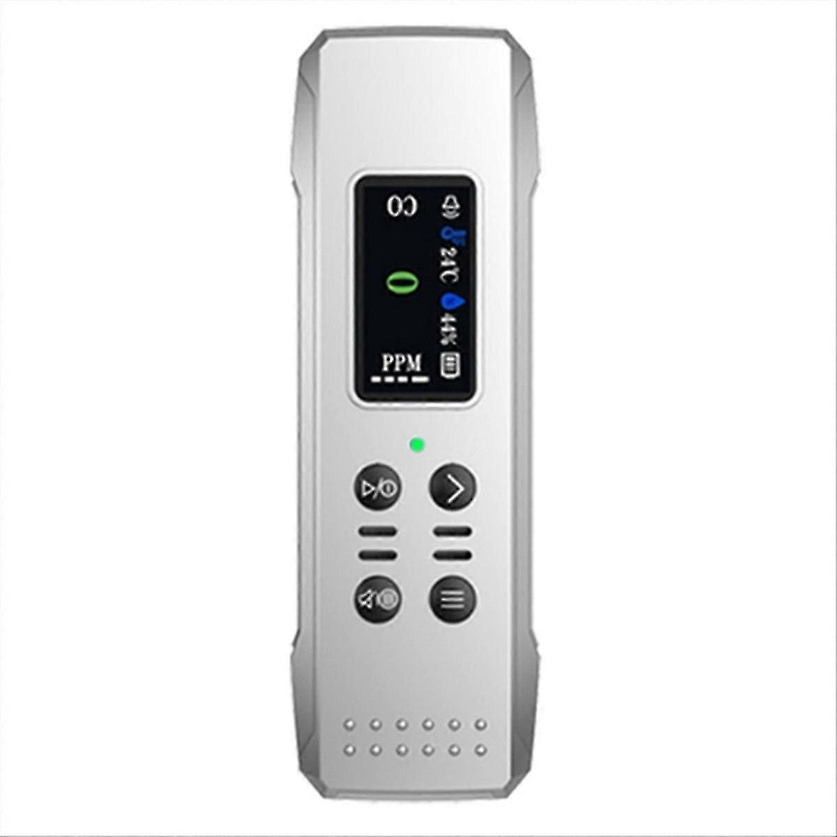 Electrochemical Sensor CO Tester LCD Screen PPM Detector White