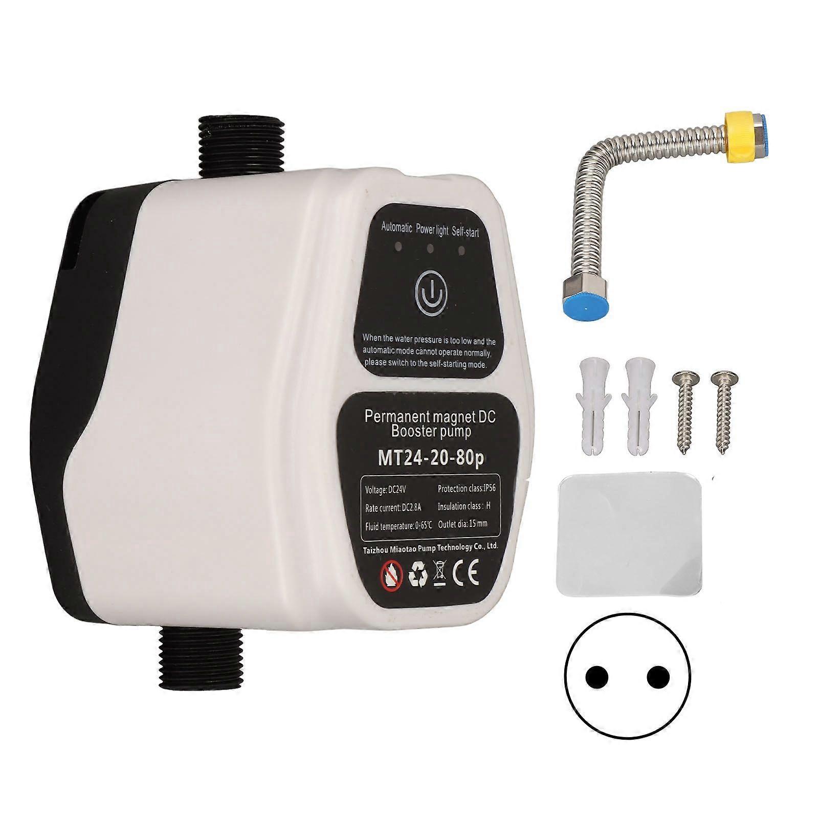 Booster Pump Automatic Water Pressure Shower Boosting Recirculating Wall Mounted DC Pump 100?240V EU Plug