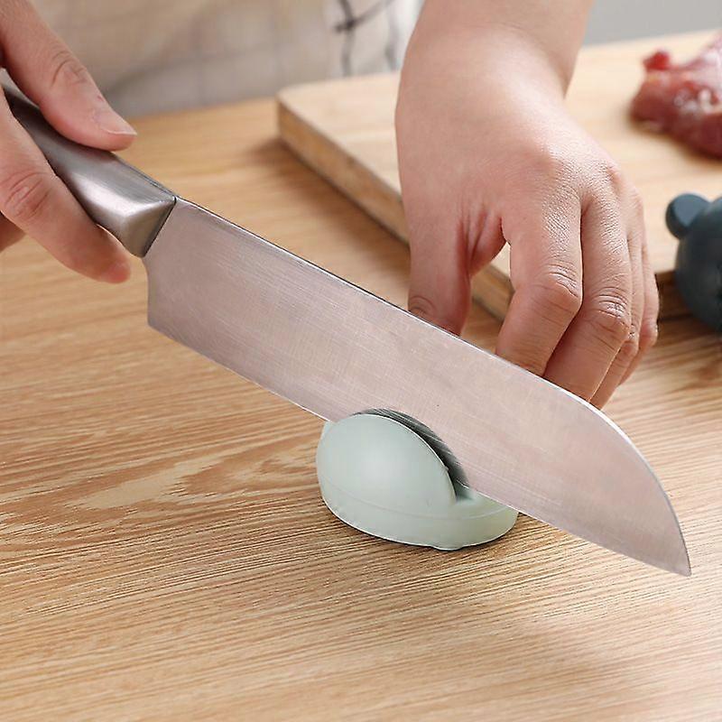 Blue 4pcs Mini Household Kitchen Tool Knife Sharpener Multifunctional Blade Stone Knife Sharpener