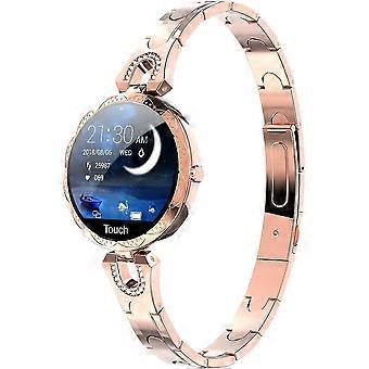 Slim horloge voor vrouwen, smartwatch compatibel voor iOS, Android, iPhone, Samsung-telefoons. Fitness Tracker met Hartslag Bloeddruk Waterdichte Bluetoot
