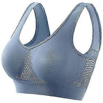 2 pack Sports Bras compatible with Women Padded Sports Bras compatible with Women Workout Bras Blue