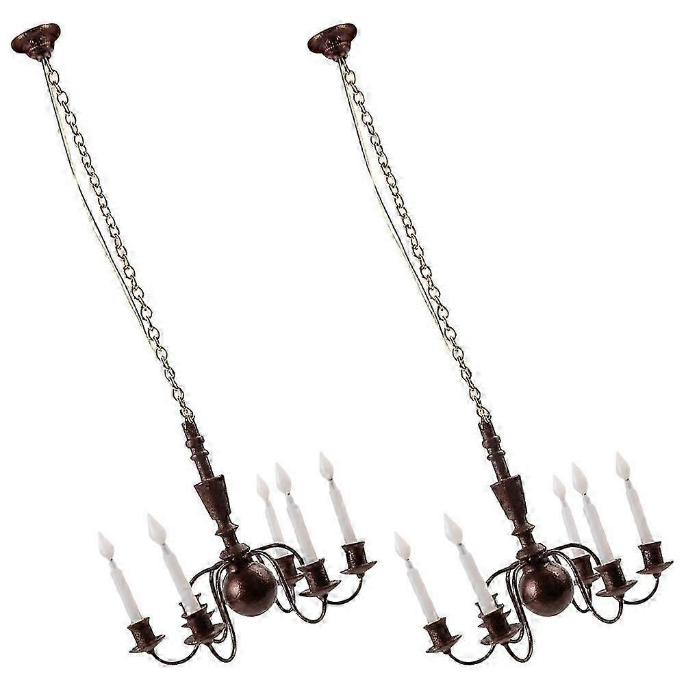 Luminous Ceiling Lamp Tiny Ceiling Lamp for Decor 2Pcs Set