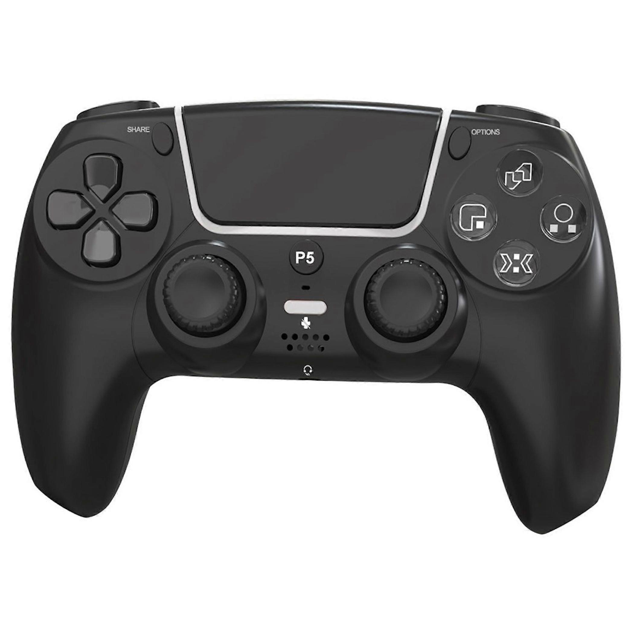 Wireless Gaming Controller for PS5 Hall Effect Gyroscope Dual Vibration Black